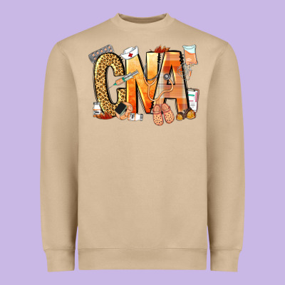 Cna Certified Nursing Assistant Nurse Heavyweight Sweatshirt Designed By Nancycooperartshop