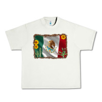 Pistachio mexico flag sunflower cactus Urban Heavy Tee - AdoDesignShop