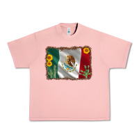 Salmon mexico flag sunflower cactus Urban Heavy Tee - AdoDesignShop