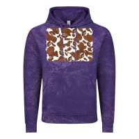Cloud Purple distressed chocolate milkshake cowhide Vintage Hoodie - RanaPortraitStore