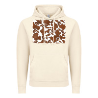 Vintage Artic distressed chocolate milkshake cowhide Vintage Hoodie - RanaPortraitStore