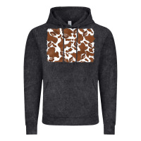 Distressed Chocolate Milkshake Cowhide Vintage Hoodie | Teevron