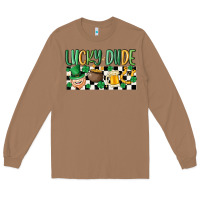 Toasted Coconut lucky dude Long Sleeve Tee - MaliasSmallBusiness
