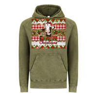 Vintage Olive Moooey christmas Vintage Hoodie - Artiststas