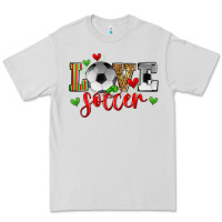 Dove Grey love soccer Premium Tee - Zillion Design Studio