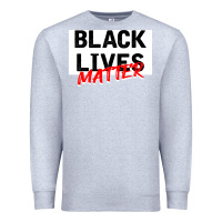 Heather Grey Black Lives Matter Premium Sweatshirt - Bettercallsaul