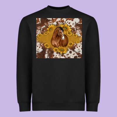 Horse Heavyweight Sweatshirt Designed By Barkaloodesign