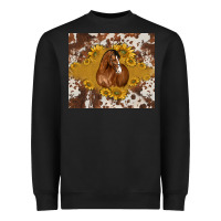 Black horse Heavyweight Sweatshirt - BarkalooDesign