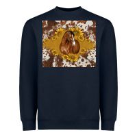 Navy horse Heavyweight Sweatshirt - BarkalooDesign