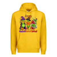 Lemon Happy Hallothanksmas Premium Hoodie - NancyCooperArtShop