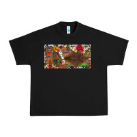 Black western turquoise gemstone horse cowhide leopard floral background lic Urban Heavy Tee - Artiststas