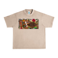 French Oak western turquoise gemstone horse cowhide leopard floral background lic Urban Heavy Tee - Artiststas