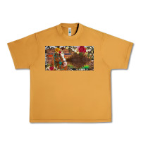 Peanut Butter western turquoise gemstone horse cowhide leopard floral background lic Urban Heavy Tee - Artiststas