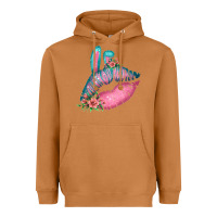 Meerkat Eared Turquoise Pink Easter Lips Heavyweight Hoodie - Bettercallsaul