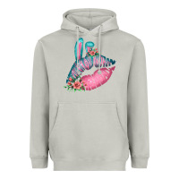 Moon Dust Eared Turquoise Pink Easter Lips Heavyweight Hoodie - Bettercallsaul