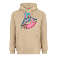 Mushroom Eared Turquoise Pink Easter Lips Heavyweight Hoodie - Bettercallsaul