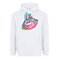 White Eared Turquoise Pink Easter Lips Heavyweight Hoodie - Bettercallsaul