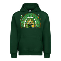 Forest Green St. Patrick's rainbow Urban Hoodie - CowGirlArtShop