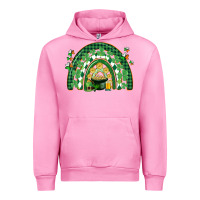 Fuchsia Pink St. Patrick's rainbow Urban Hoodie - CowGirlArtShop