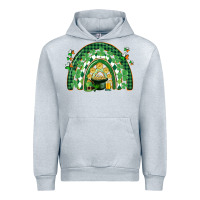 Heather Grey St. Patrick's rainbow Urban Hoodie - CowGirlArtShop