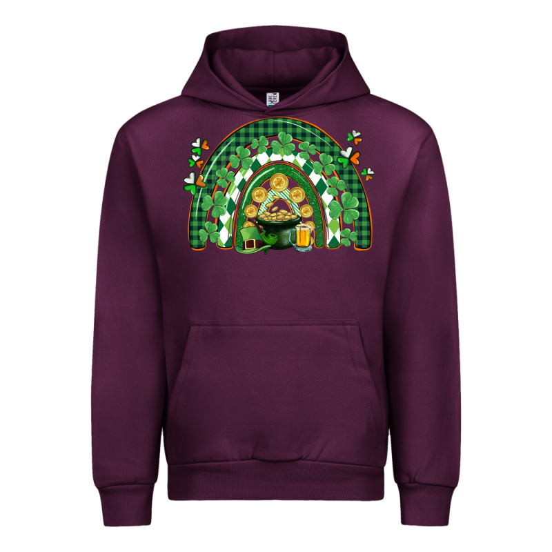 St. Patrick's Rainbow Urban Hoodie by CowGirlArtShop | Teevron