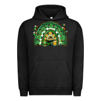 Pigment Black St. Patrick's rainbow Urban Hoodie - CowGirlArtShop