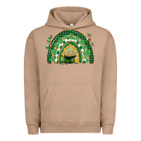 Pigment Burro St. Patrick's rainbow Urban Hoodie - CowGirlArtShop