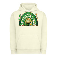 Pigment Pistachio St. Patrick's rainbow Urban Hoodie - CowGirlArtShop