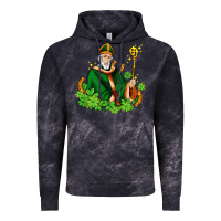 Cloud Black st patricks and horseshoes with shamrocks Vintage Hoodie - AdoDesignShop