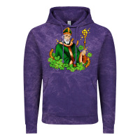 Cloud Purple st patricks and horseshoes with shamrocks Vintage Hoodie - AdoDesignShop