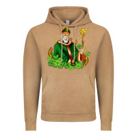 Vintage Camel st patricks and horseshoes with shamrocks Vintage Hoodie - AdoDesignShop
