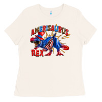 Bone Amerisaurus rex Ladies Tee - texasbilliewilder