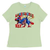 Matcha Amerisaurus rex Ladies Tee - texasbilliewilder