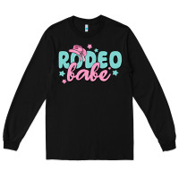 Black rodeo babe Long Sleeve Tee - MaliasSmallBusiness