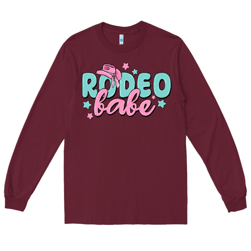 Rodeo Babe Long Sleeve Tee by MaliasSmallBusiness | Teevron