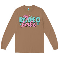Toasted Coconut rodeo babe Long Sleeve Tee - MaliasSmallBusiness