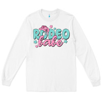 White rodeo babe Long Sleeve Tee - MaliasSmallBusiness