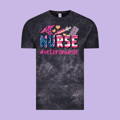 Veteran Nurse Vintage Tee Designed By Adodesignshop