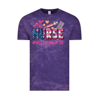 Cloud Purple veteran nurse Vintage Tee - AdoDesignShop