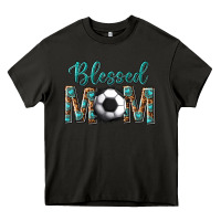 Asphalt western blessed mom with soccer Heavy Core Tee - texasbilliewilder