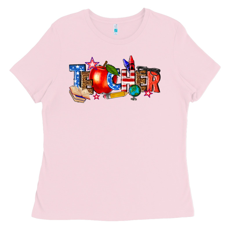 American Teacher Ladies Tee by texasbilliewilder | Teevron