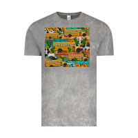Cloud Rock school bus cactus sunflower Vintage Tee - Artiststas