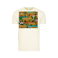 Vintage Arctic school bus cactus sunflower Vintage Tee - Artiststas