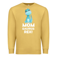 Antique Gold Mommy Saurus Rex Mom Mom Gift Dino Premium Sweatshirt - Bettercallsaul