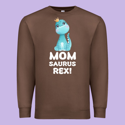 Mommy Saurus Rex Mom Mom Gift Dino Premium Sweatshirt Designed By Bettercallsaul