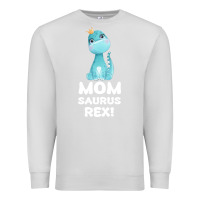 Dove Grey Mommy Saurus Rex Mom Mom Gift Dino Premium Sweatshirt - Bettercallsaul