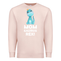 Pale Pink Mommy Saurus Rex Mom Mom Gift Dino Premium Sweatshirt - Bettercallsaul