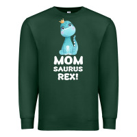 Sports Green Mommy Saurus Rex Mom Mom Gift Dino Premium Sweatshirt - Bettercallsaul
