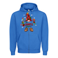 True Royal the nurse gnome christmas Zipper Hoodie - MaliasSmallBusiness
