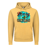 Vintage Mustard merry christmas wood slice ornament Vintage Hoodie - JahusDesignShop